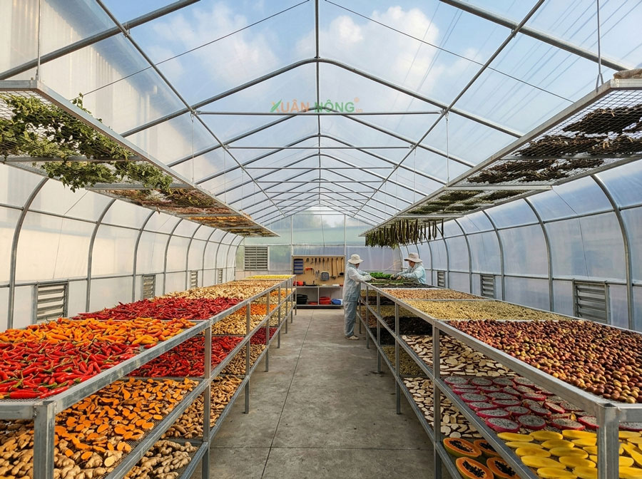 Nhà Kính Phơi Sấy Nông Sản